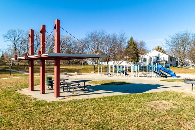Lakeside Hills Park is located in the Spring Ridge neighborhood.