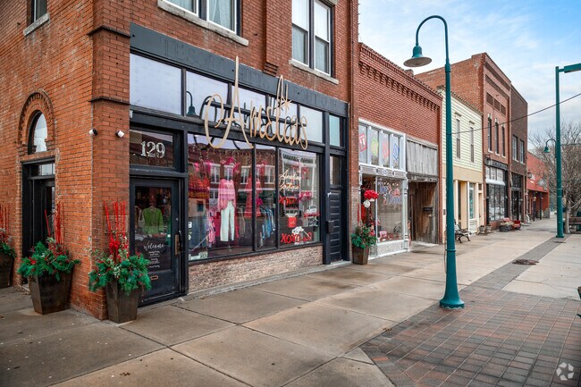 Downtown Hutchinson has a plethora of local shops and boutiques.