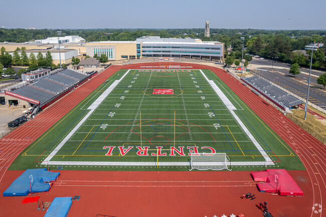 Naperville Central High School has a prominent athletic program with excellence in football.