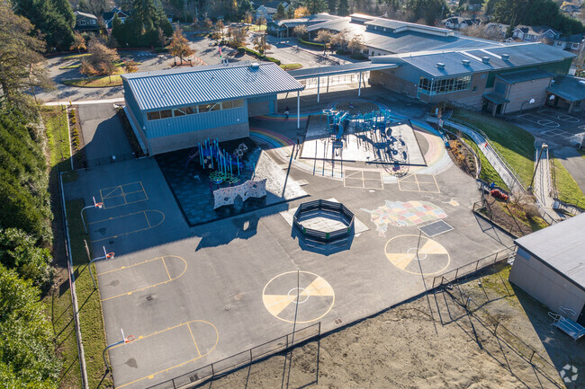 Mark Twain Elementary School's play area.