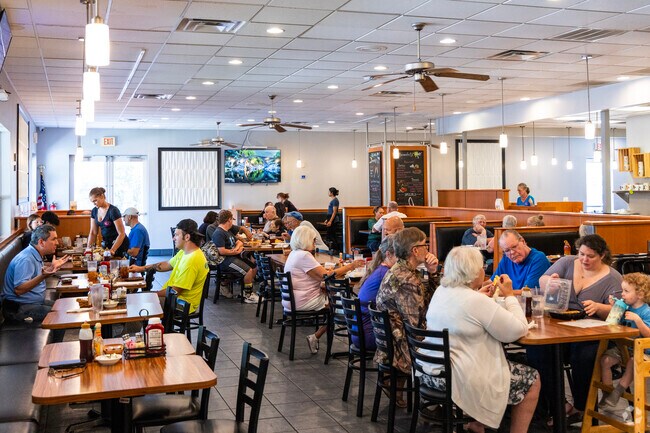 Benedicts restaurant is right next to Largo Central Park and very popular with the locals.