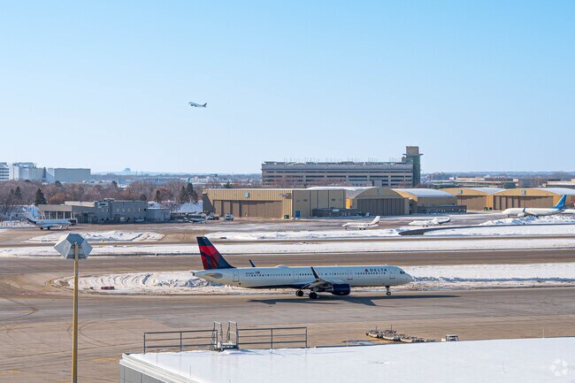 The Miinneapolis St. Paul International Airport serves the Twin Cities metro area and greater Minnesota and western Wisconsin.