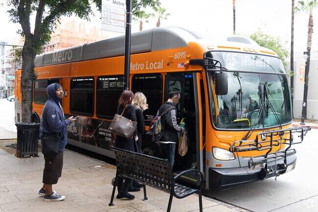 The local transit makes traveling around Downtown Burbank a breeze.