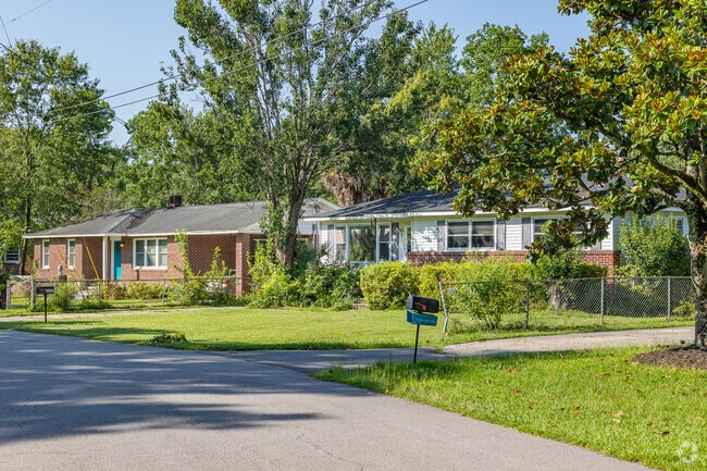 Charming ranch style homes are a common find in the Waylyn neighborhood in North Charleston.