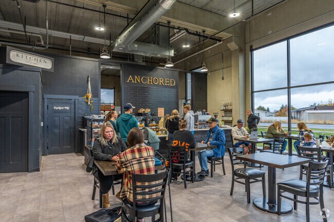 Many locals enjoy their mornings at one of many coffee shops in North Prairie.