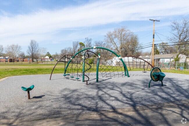 Norvell Park sits just behind the Admiral Twin Drive-In Theater.