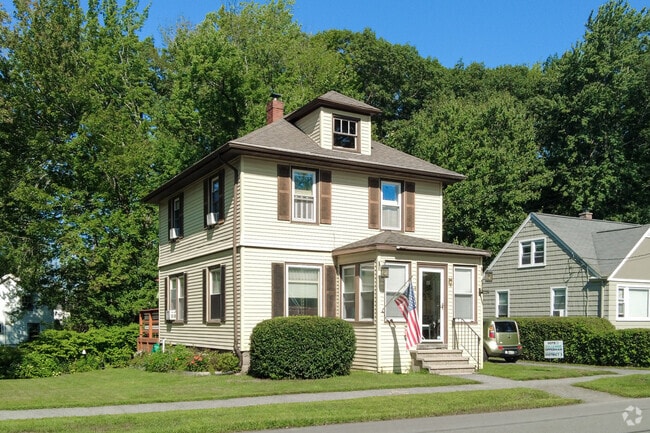 This traditional two-story home is in the Nasons Corner neighborhood.