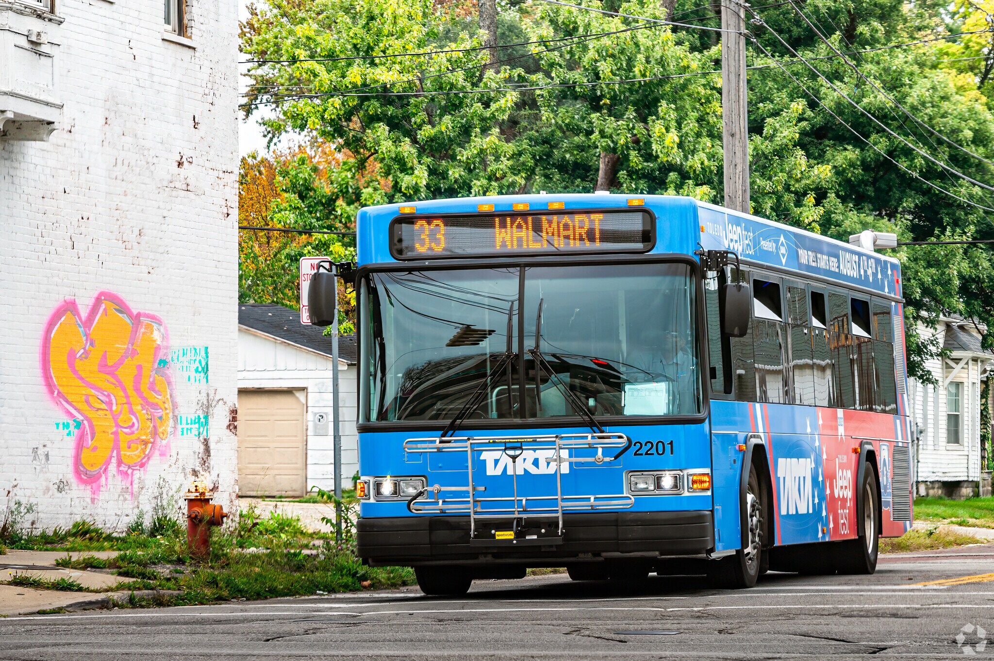 TARTA bus service is available in Glendale-Heatherdowns.