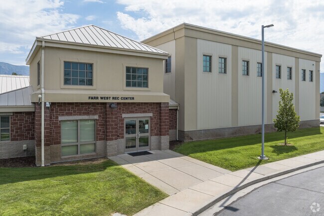Farr West Recreation Center hosts youth leagues, indoor courts, and a gym.