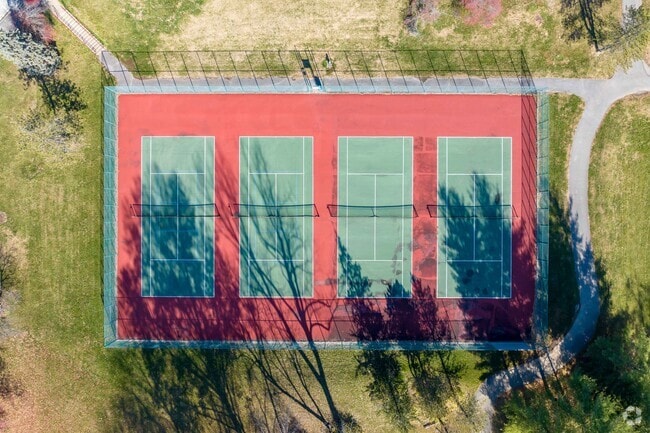 Play a game of tennis at St. Vincent Park in the Uplands Park neighborhood.