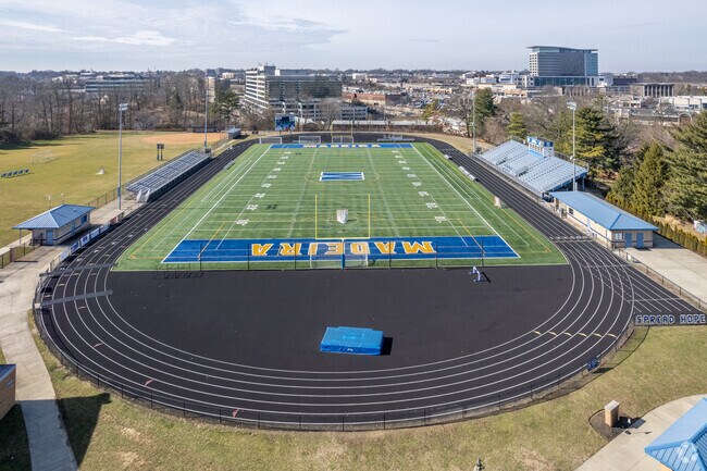 Students of Madeira High School has access to a state-of-the-art track and field.