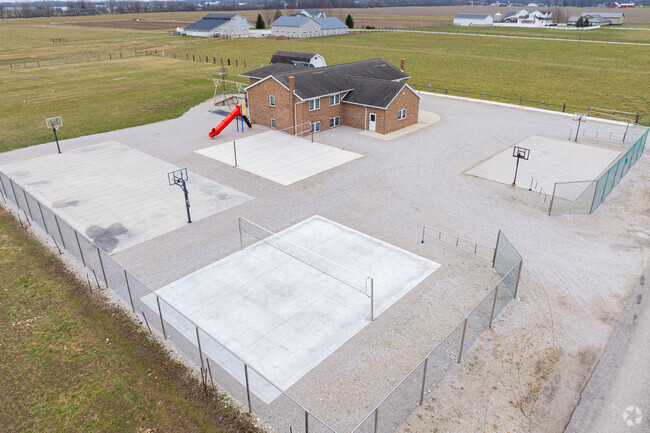 Students at Maumee Valley School have many outdoor play areas to enjoy.