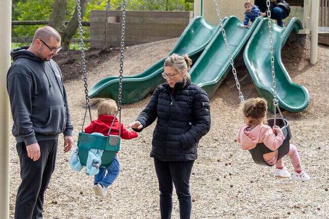 The playground  at White's Road Park in Lansdale is a locals favorite.