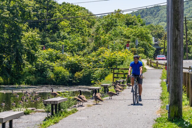 Ride your bike along the canal at Lehigh Canal Park.