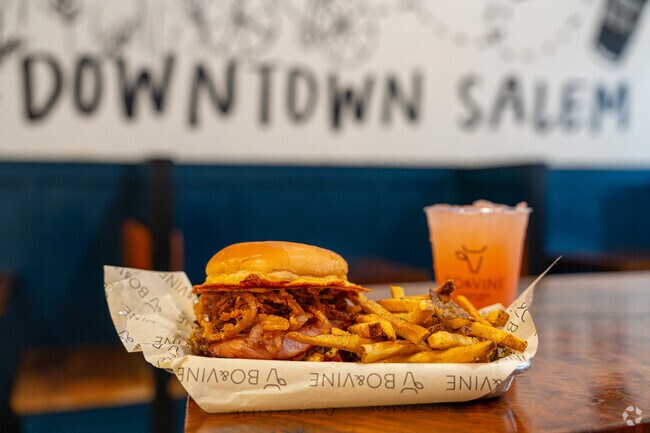 Bo&Vine is a staple for juicy burgers in Downtown Salem.