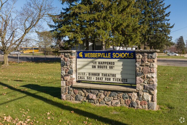 Webberville High School has about 150 students with a teacher student ration of 15 to 1.