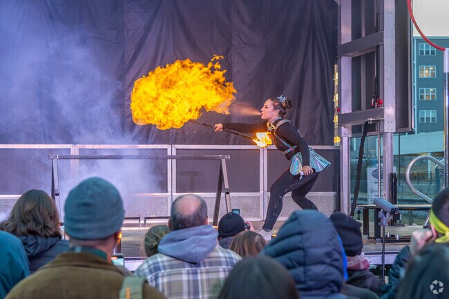 Spectacular displays can be seen at the fire shows at Lititz Fire and Ice.
