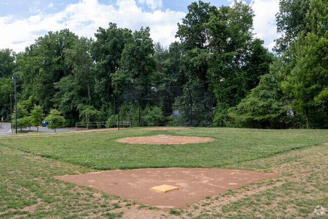 Westbriar Elementary School offers a baseball field for Tysons Corner students.