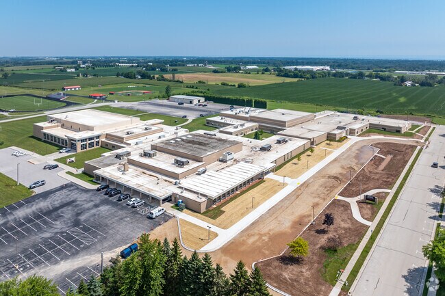 Oostburg High School in Oostburg.