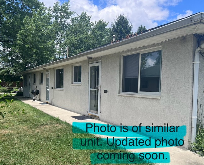 Entrance. Unit is an end unit.