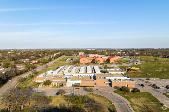 Aerial View of Hawk Elementary School in Oakmont
