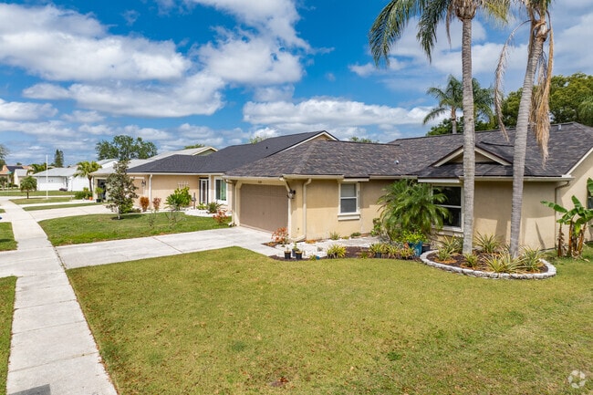 Enjoy evening walks along the sidewalks of Millpond.