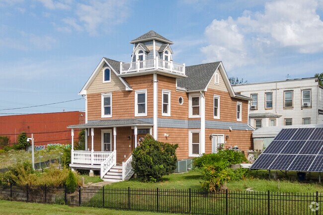 Large single-family homes can be found in Orangeville.