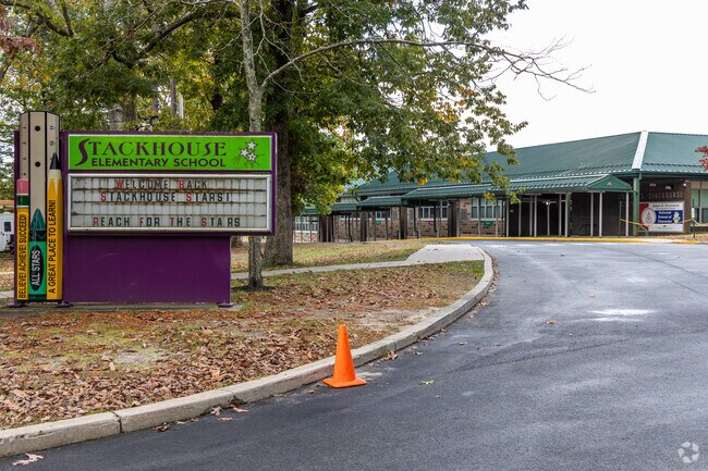 Joseph S Stackhouse Elementary School in Pemberton Township gets a B- rating from Niche.