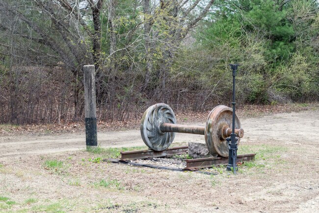 The Coventry Greenway Trestle Trail connects the terminus in Greene to neighborhoods in Connecticut.