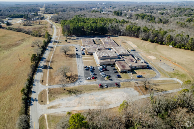 Aerial overview of John E. Ewing Middle School