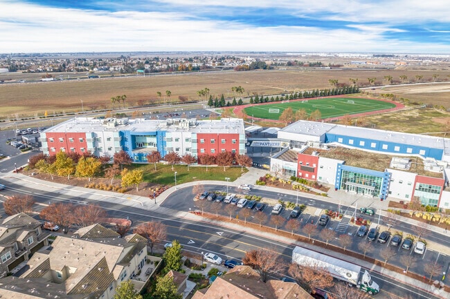 Natomas Middle School offers a variety of classes across several buildings on campus.