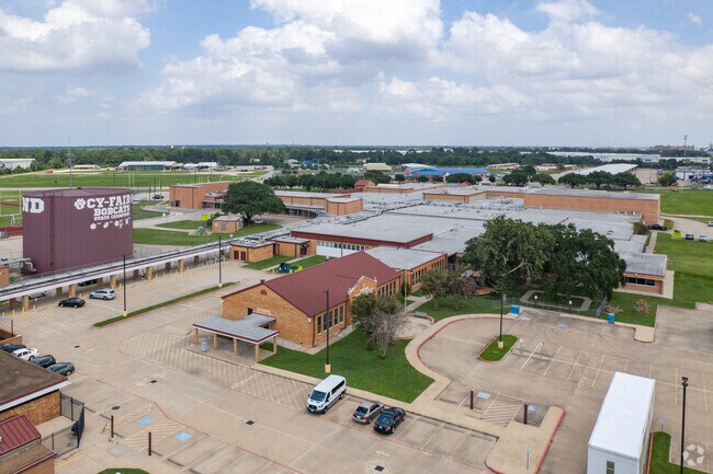 Students at Cy-Fair High School have access to modern technology and resources.