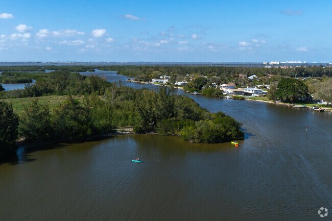 Kayaking offers a perfect way to explore the area around Indialantic.