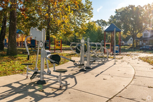 Locals start their day with a morning workout at the Butler Playfield.
