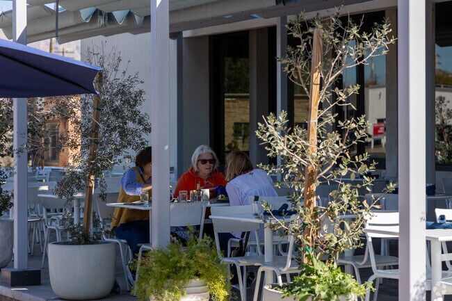 Prep and Pastry has a freshly landscaped patio for Samos residents to enjoy.