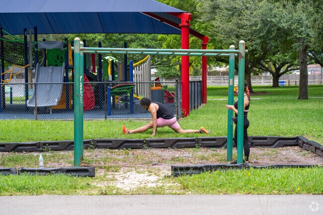Stay in shape at the outdoor gym in Lawn Acres, where fitness meets fresh air.