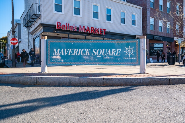 Central Maverick Square is full of culture and character.