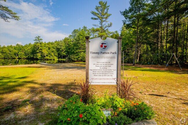 Timmy Patten Park in Wilmot has a playground and beach with swimming area.