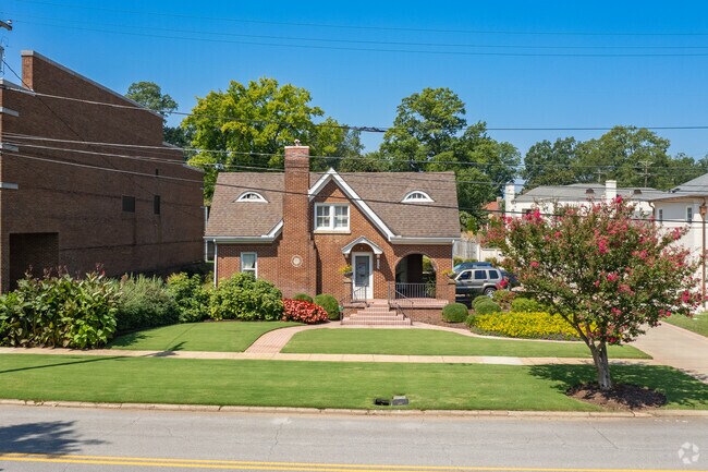 Charming red-brick Tudor homes grace the streets of Fairview Park.