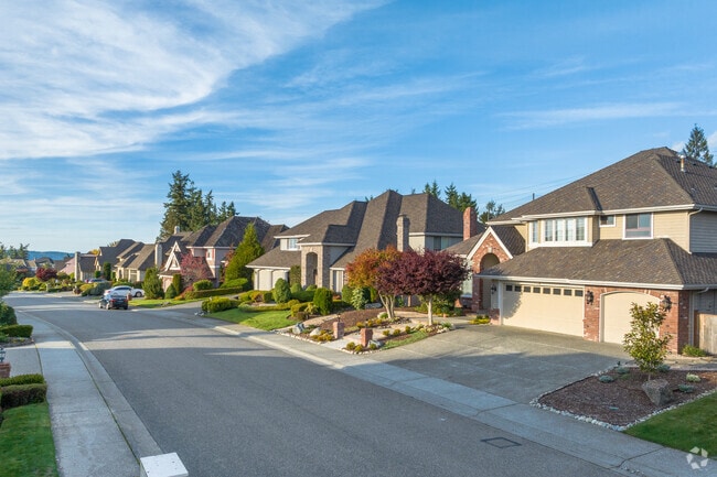 Enjoy these wonderful homes and sunsets in Picnic Point.