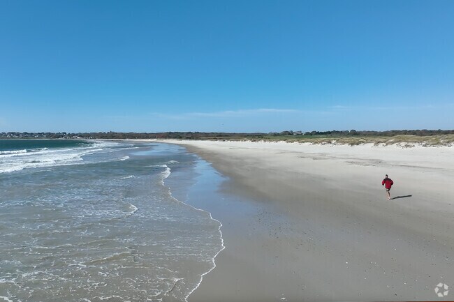 Relax along the beach in the South Shore Beach in Little Compton.