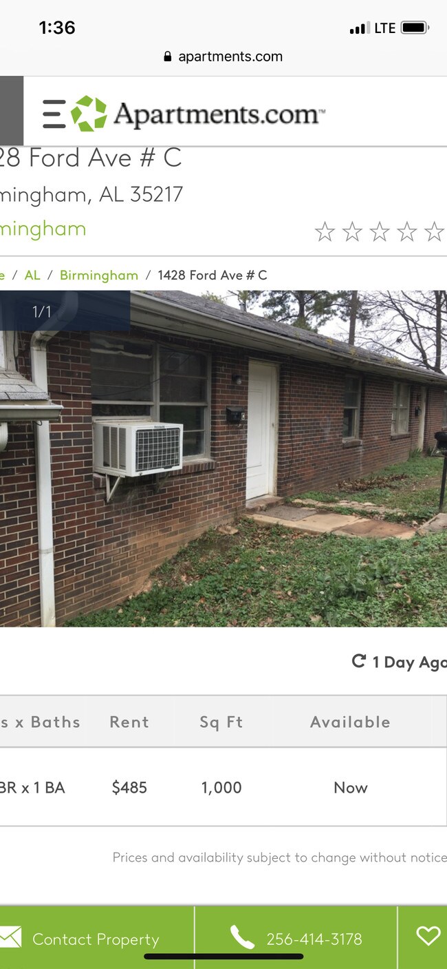 1428 Ford Ave, Birmingham, AL 35217