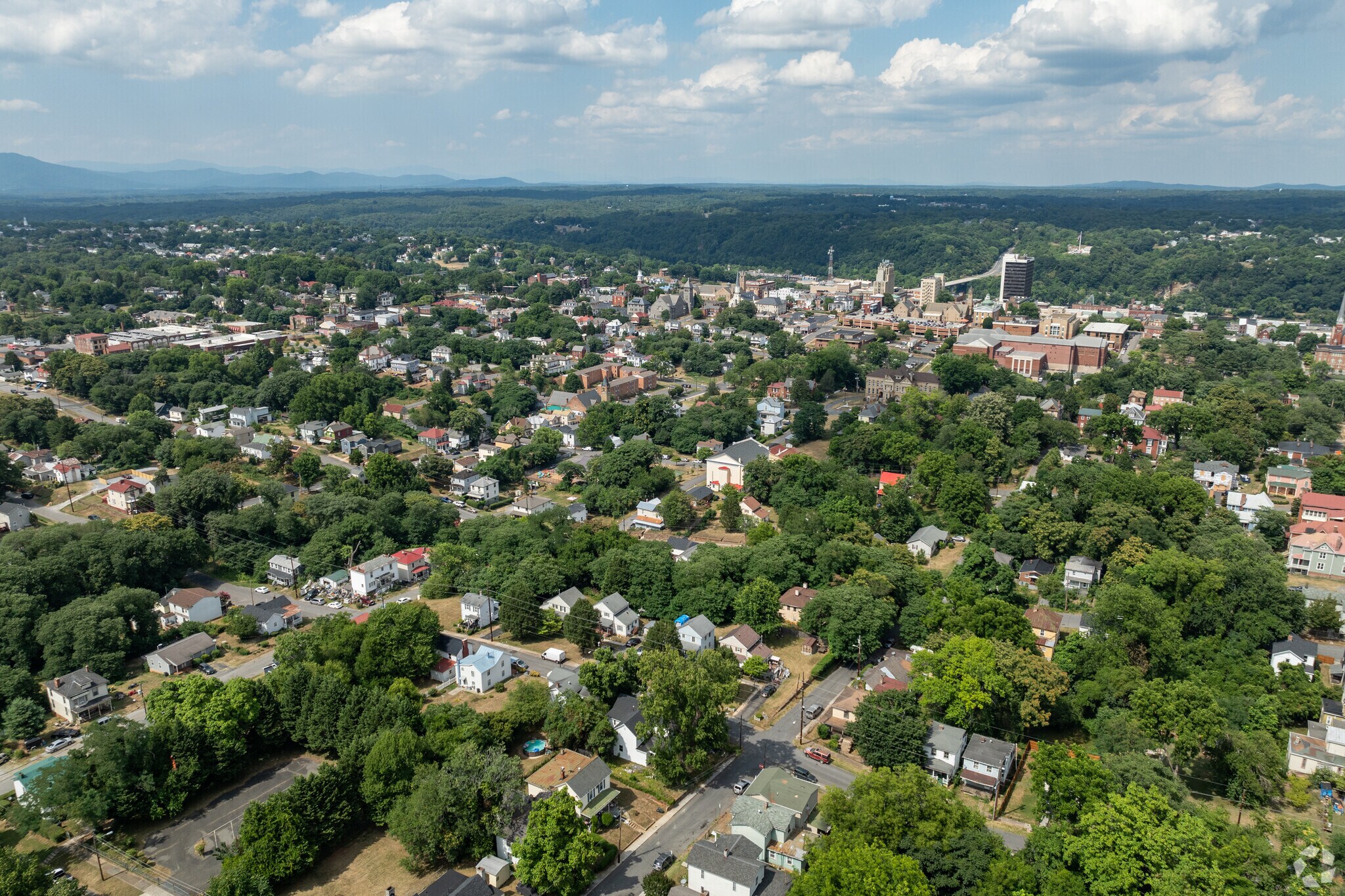 College Hill is a large neighborhood just behind downtown Lynchburg.