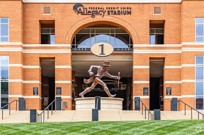 Wake Forest University is a neighbor to Buena Vista.