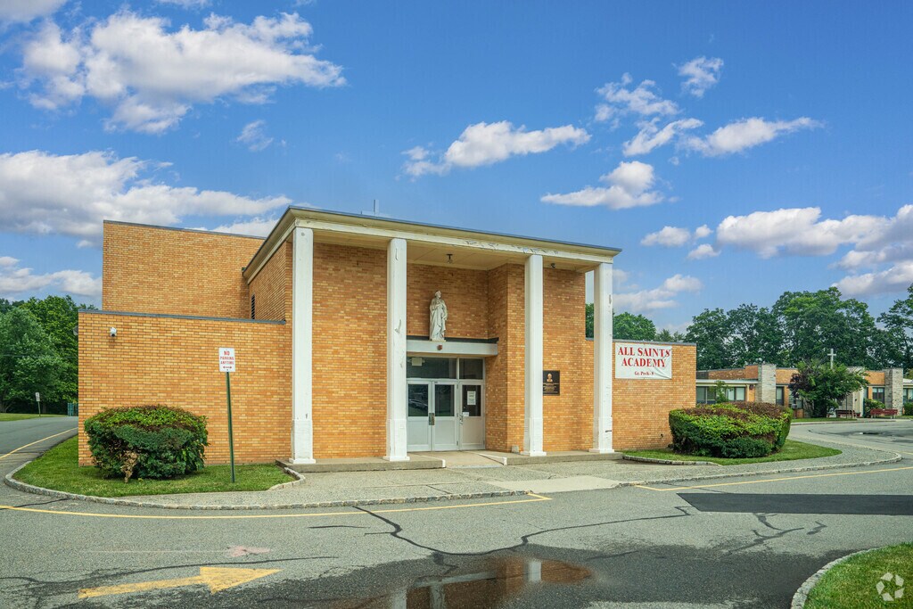 Front of All Saints Academy.