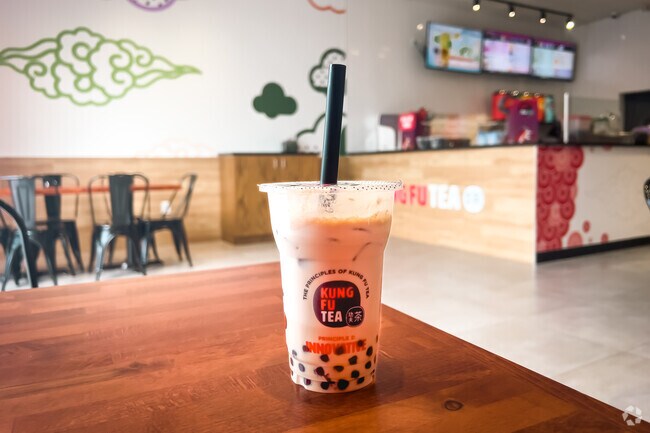 Kung Fu Tea in Arcola sells a variety of refreshing bubble tea flavors.