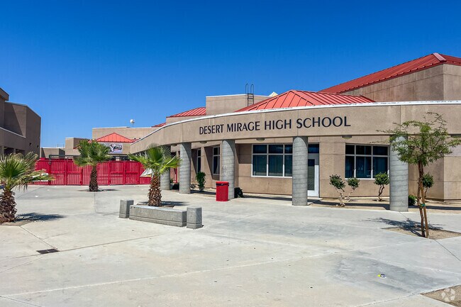 Desert Mirage High School, near Mecca, offers excellent academic programs.