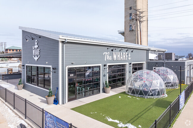 The Wharf is one of Manitowoc's restaurants along the harbor, offering great food and drink.