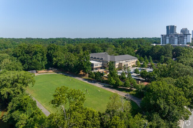 The Field of Dreams boasts one of Atlanta’s finest soccer fields, track and basketball courts.