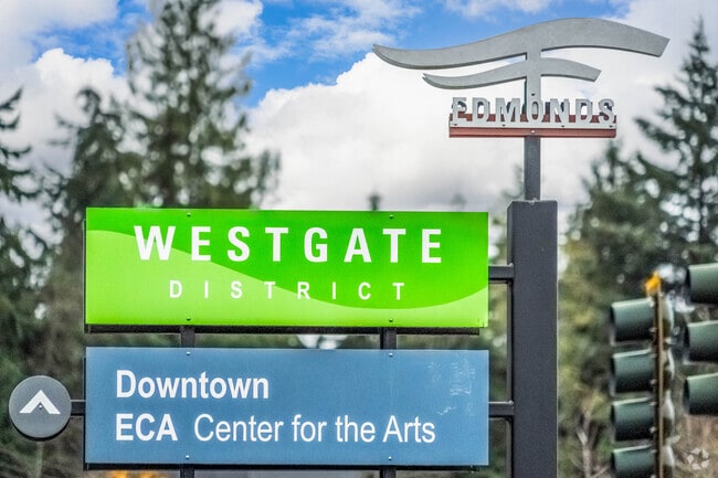 Westgate in Edmonds is close to great shopping and dining, as well as outdoor recreation.